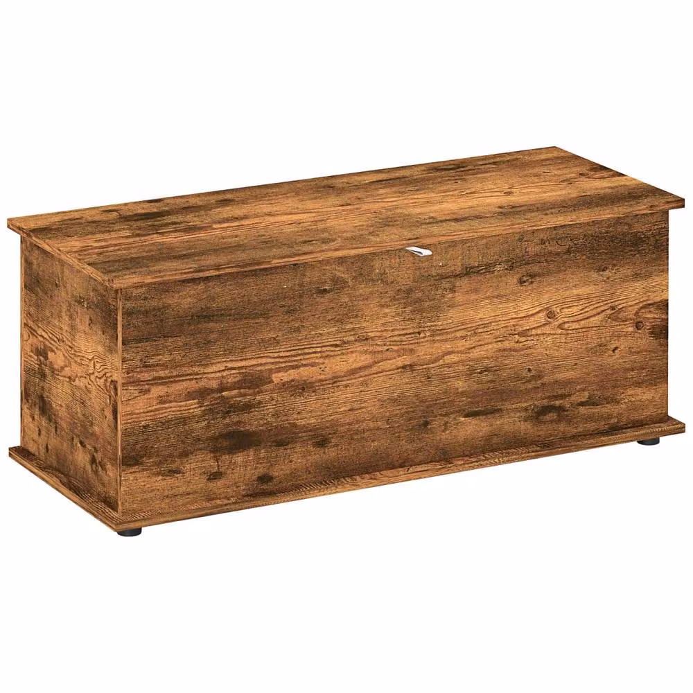 Wyld Haus Nomo Malu Rustic Brown Storage Trunk with Soft Close Lid – 2