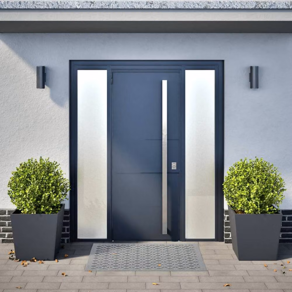 Berkfield Home Garden Steel Planter Tubs in Anthracite Grey, 2 Pack, W/D/H: 50 x 50 x 50 cm – 3