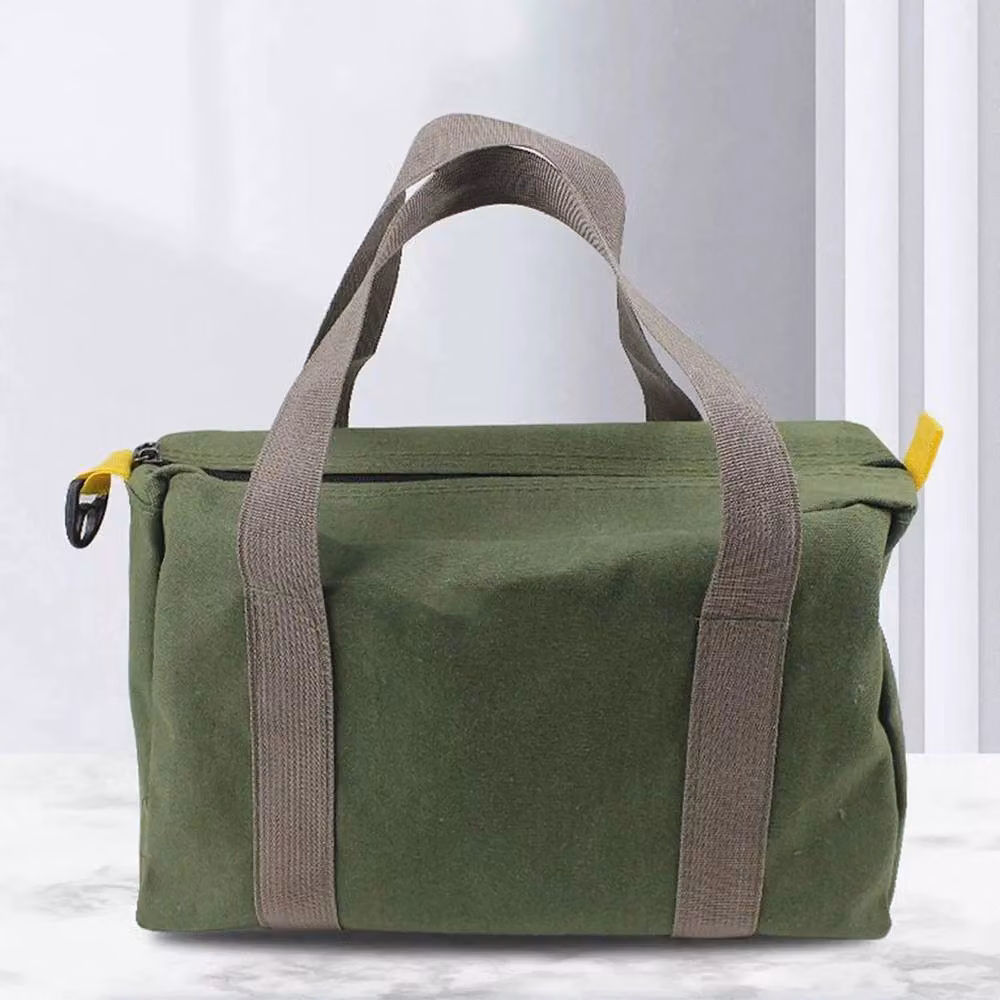 EONLION Heavy Duty Canvas Tool Storage Bag in Green – 5