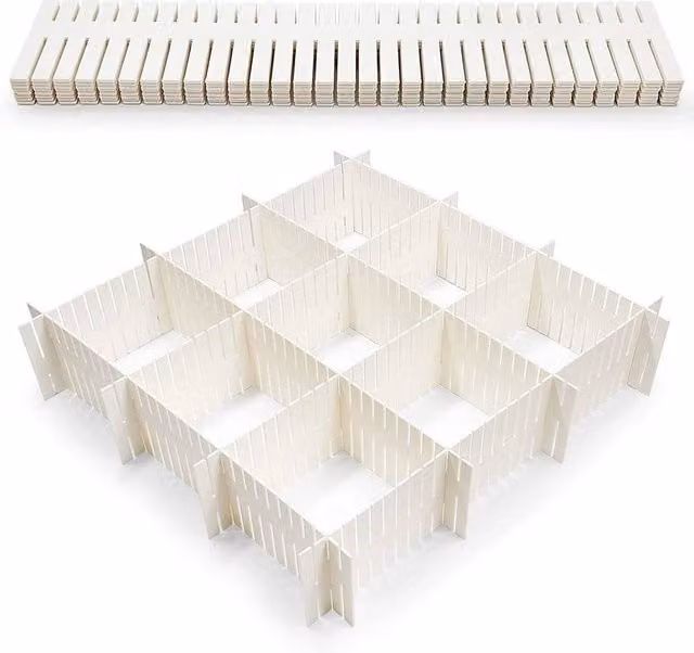 SPETLEK Medium Drawer Dividers in White – 1