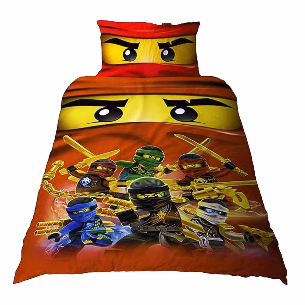 LEGO Ninjago Reversible Duvet Cover and Pillowcase Set, Multicolour, W/D/H: 90 x 200 cm – 2