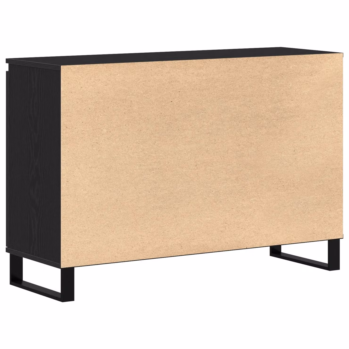 Berkfield Home Black Oak Sideboard, W/D/H: 104 x 35 x 70 cm – 3