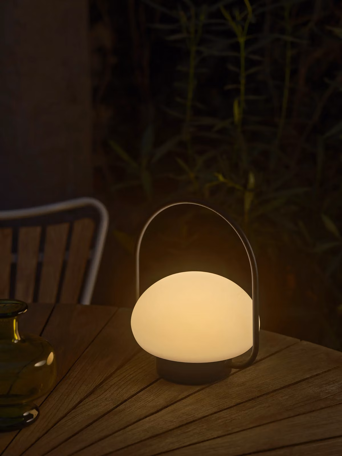 Nordlux Sponge Portable LED Outdoor Tabletop Light, White Plastic, IP65, Warm White, Dimmable, Rechargeable – 2