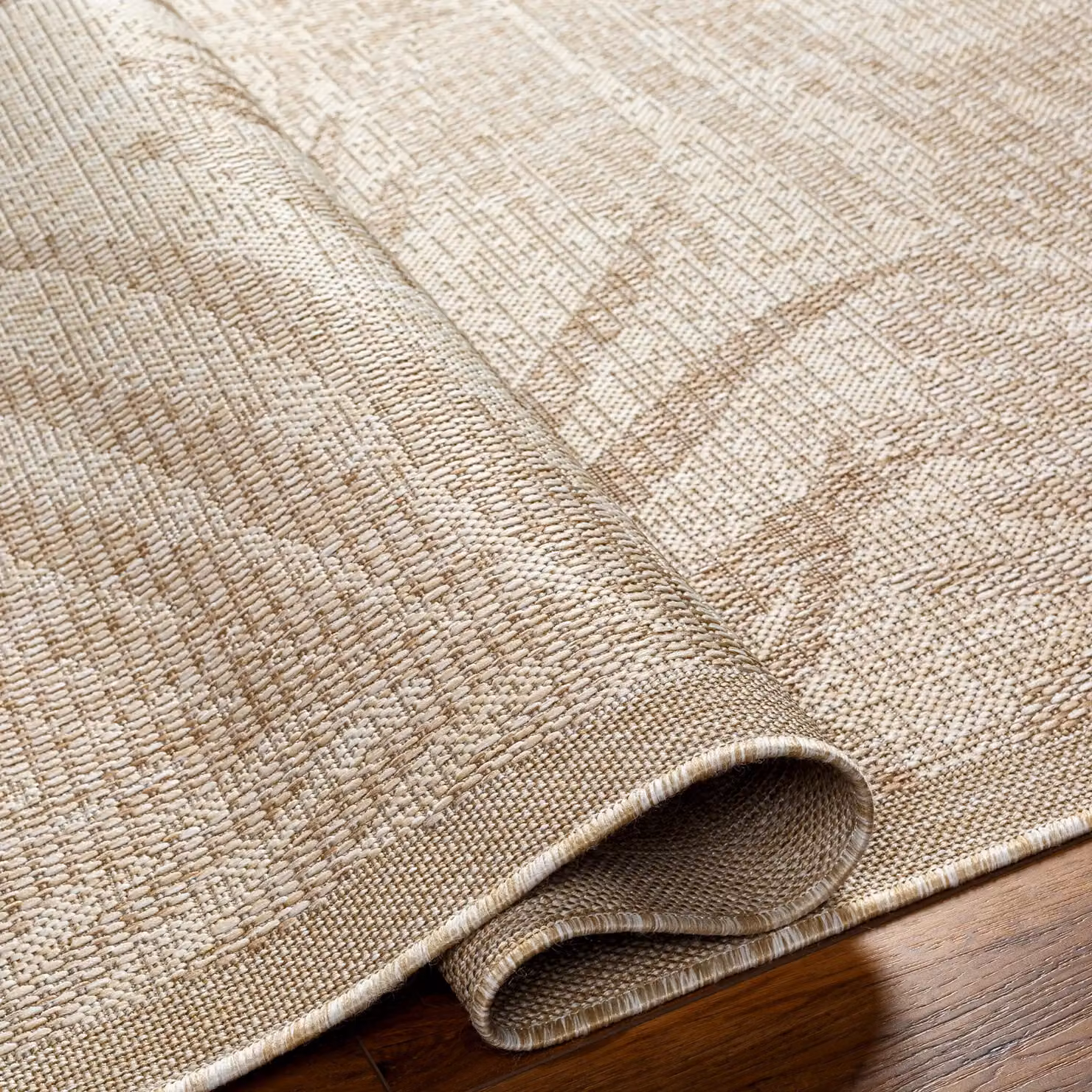 Livabliss Tuareg Coastal Beige Ivory Jute-Look Indoor and Outdoor Rug, W: 160 cm, D: 215 cm – 2