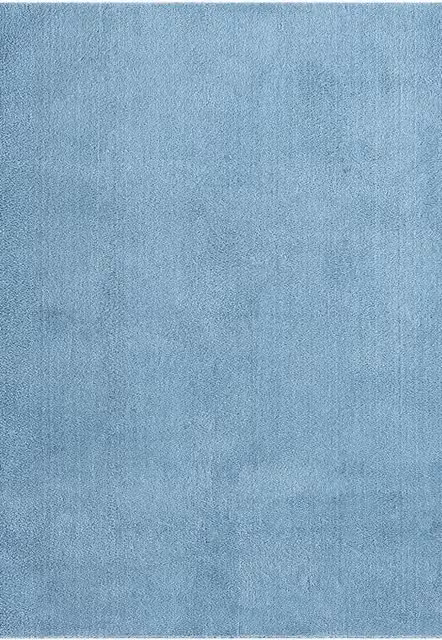 Desire Rugs Blue Washable Low Pile Area Rug with Non-Slip Backing, W: 80 cm, D: 50 cm