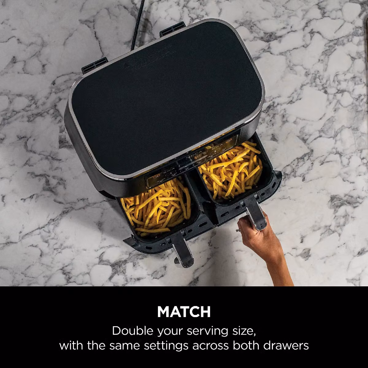 Ninja Foodi Dual Zone 7.6L Air Fryer AF300UK in Black – 3