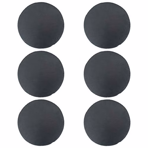 Argon Tableware Round Black Slate Placemats, Pack of 6, Diameter: 30 cm – 2
