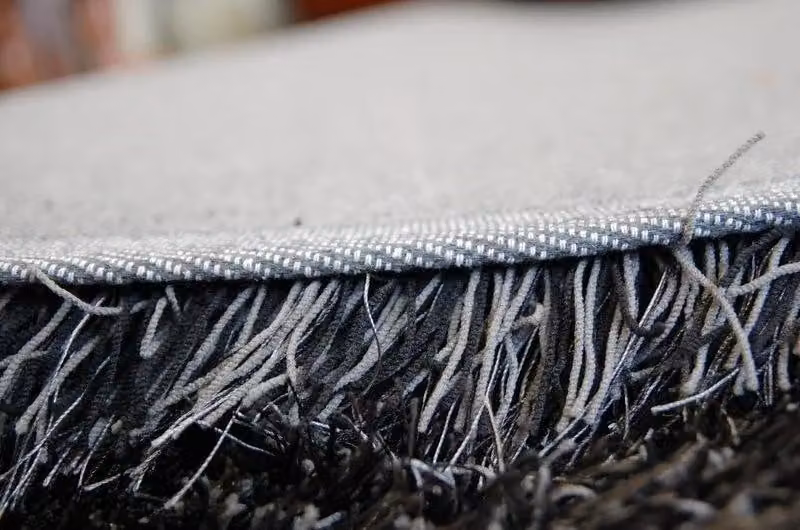 RugsX Love Shaggy Rectangular Rug in Black, W: 110 cm, D: 60 cm – 3