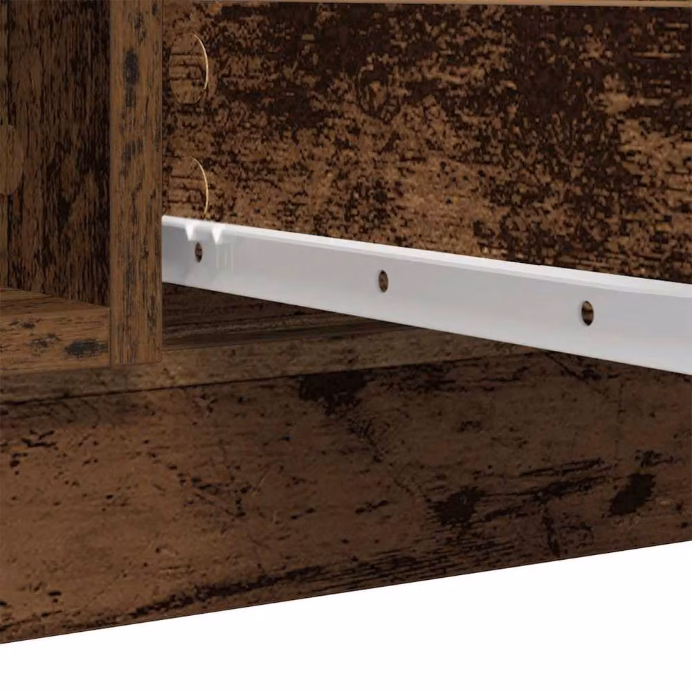 Berkfield Home Rustic Sideboard with Drawers in Brown Old Wood, W/D/H: 100.5 x 35 x 76 cm – 5