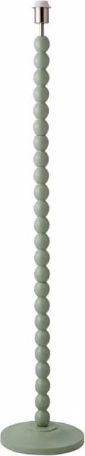 ValueLights Bobbins Freestanding Floor Lamp Base, Round, Green