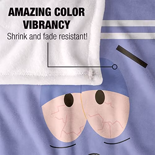 LOGOVISION White Striped Fleece Throw Blanket, W/D/H: 152 x 127 cm – 3