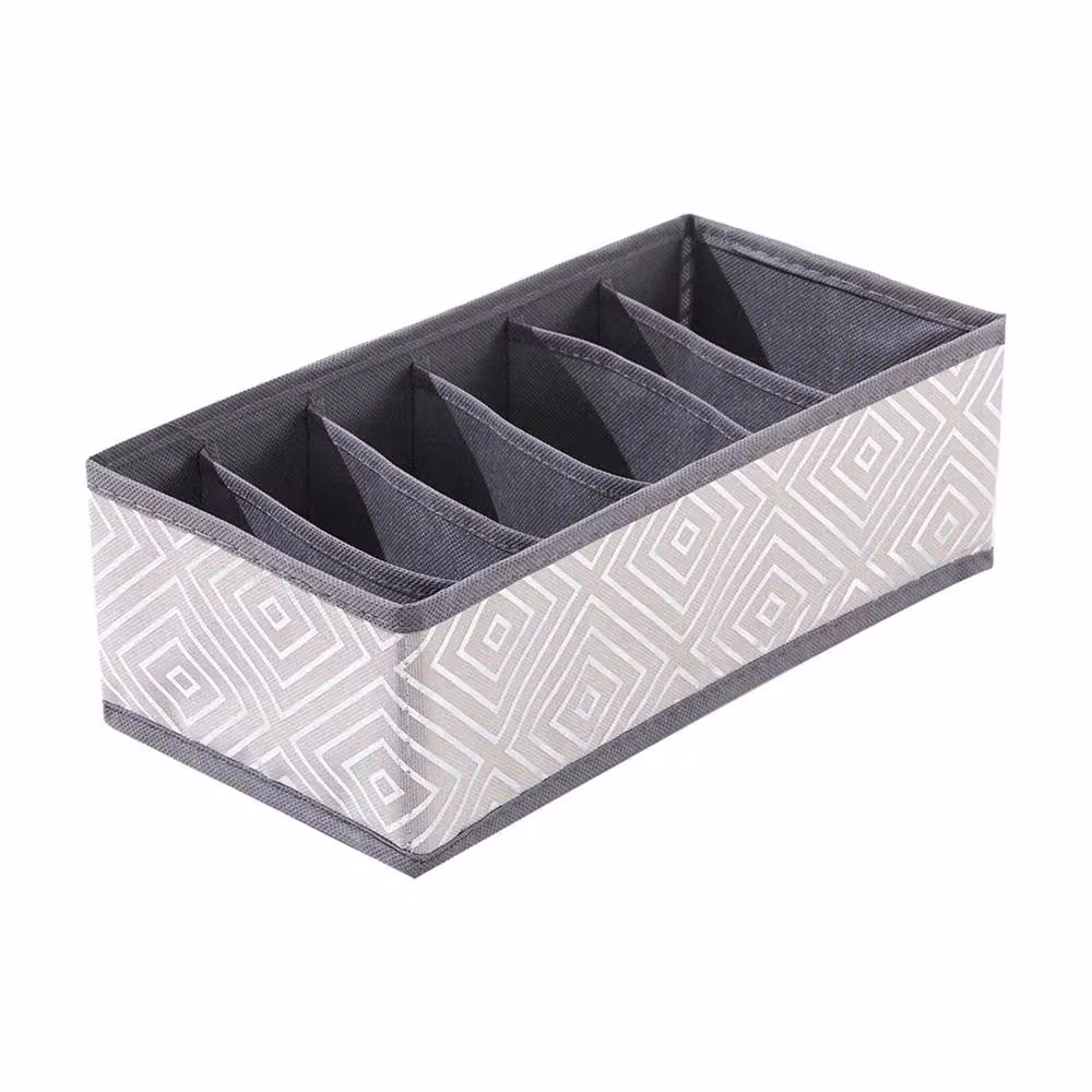 Periea Set of 3 Fabric Drawer Organisers in Grey – 2