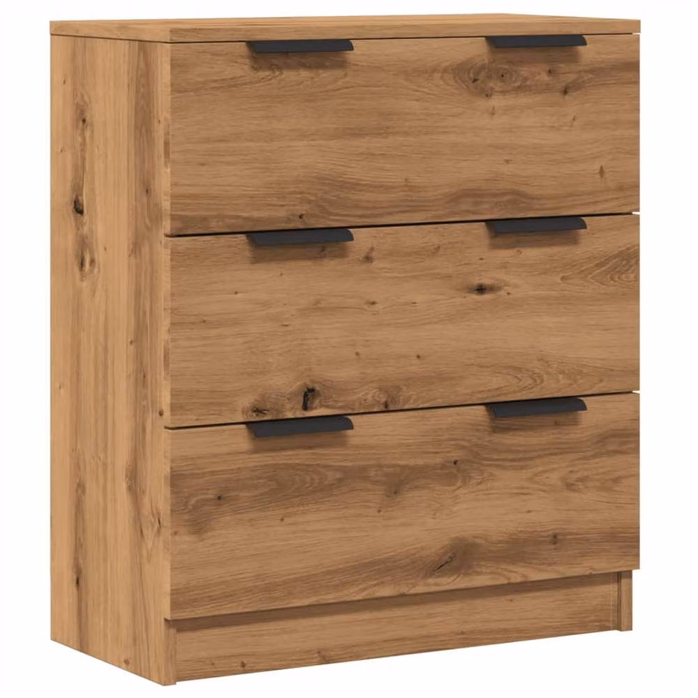 Berkfield Home Artisan Oak Sideboard in Brown, W/D/H: 60 x 30 x 70 cm – 3