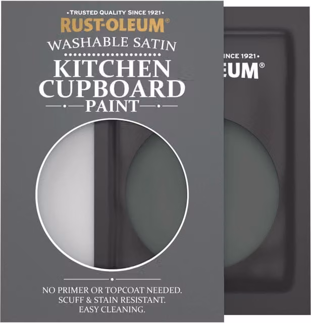 Rust-Oleum Kitchen Cupboard Satin Finish Tester Sachet in After Dinner, 10ml