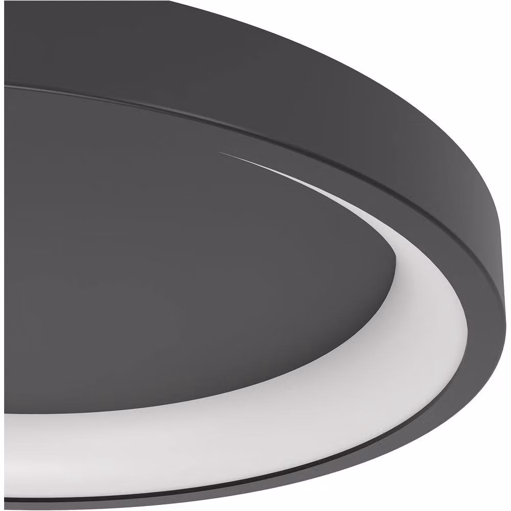 Loops 2 Pack Round LED Ceiling Light in Black – 5