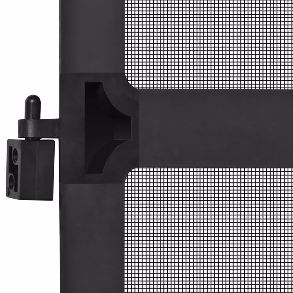Berkfield Home Hinged Insect Screen for Doors, Anthracite, W: 120 cm, H: 240 cm – 5