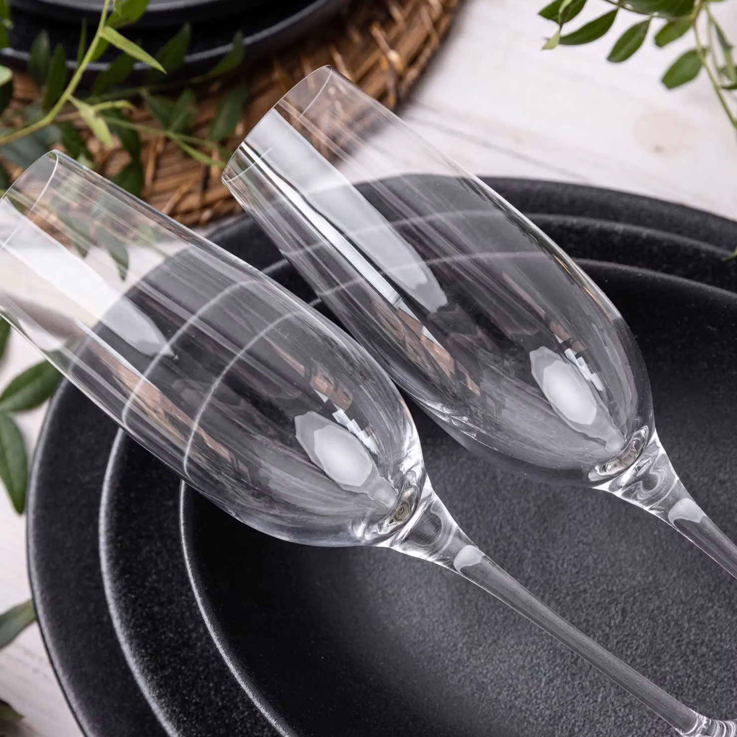 Maxwell & Williams Vino Set of 6 Transparent Champagne Flute Glasses, 180ml – 3