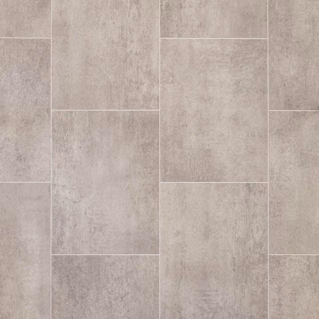 Vinyl Flooring UK Grey Stone Effect 2.0mm Vinyl Flooring Sheet W: 400 cm, D: 300 cm