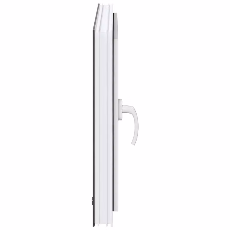 Berkfield Home RISOR Anthracite Tilt and Turn Basement Window, W: 80 cm, H: 70 cm