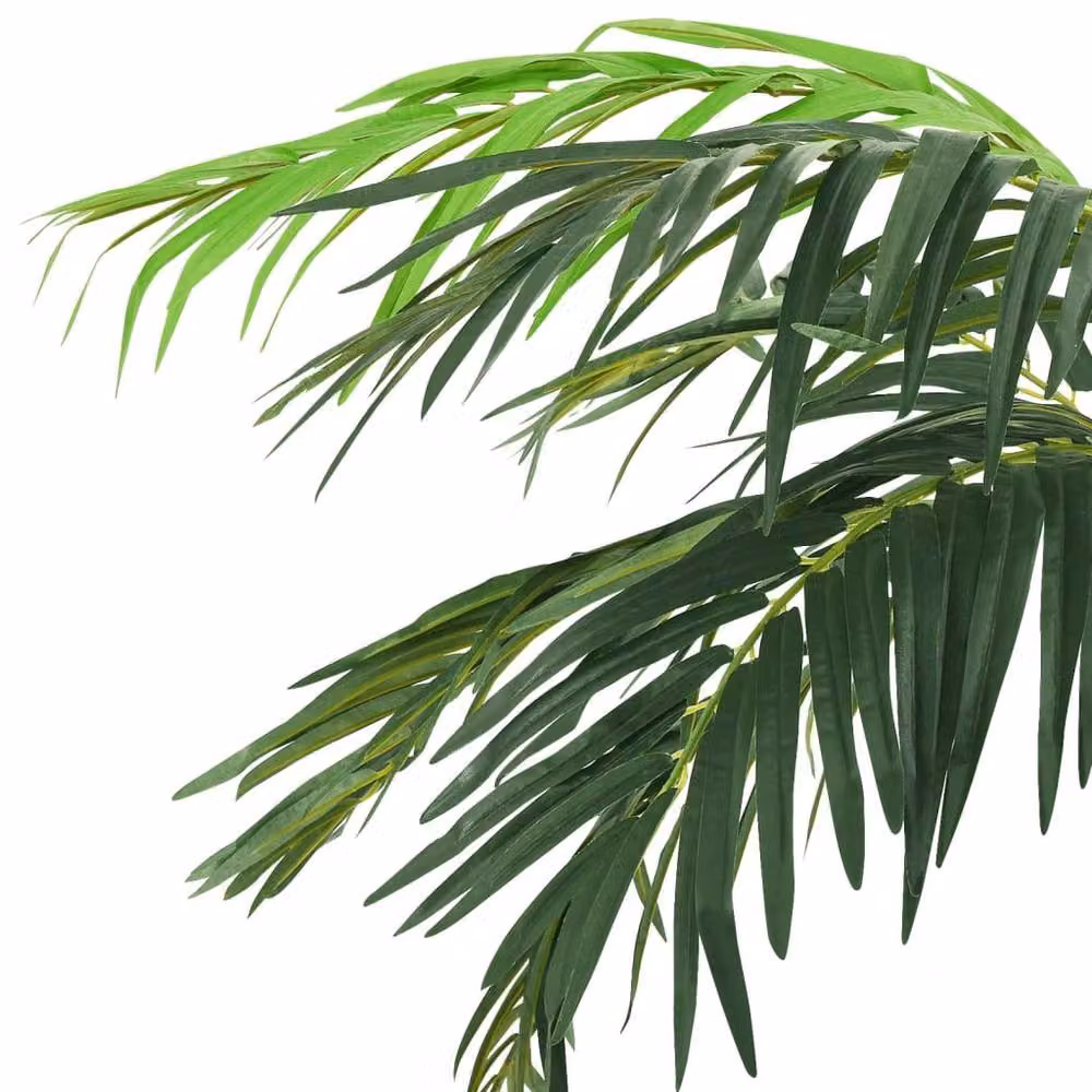 Berkfield Home Realistic Artificial Phoenix Palm in Green with Black Pot, Height: 190 cm – 2
