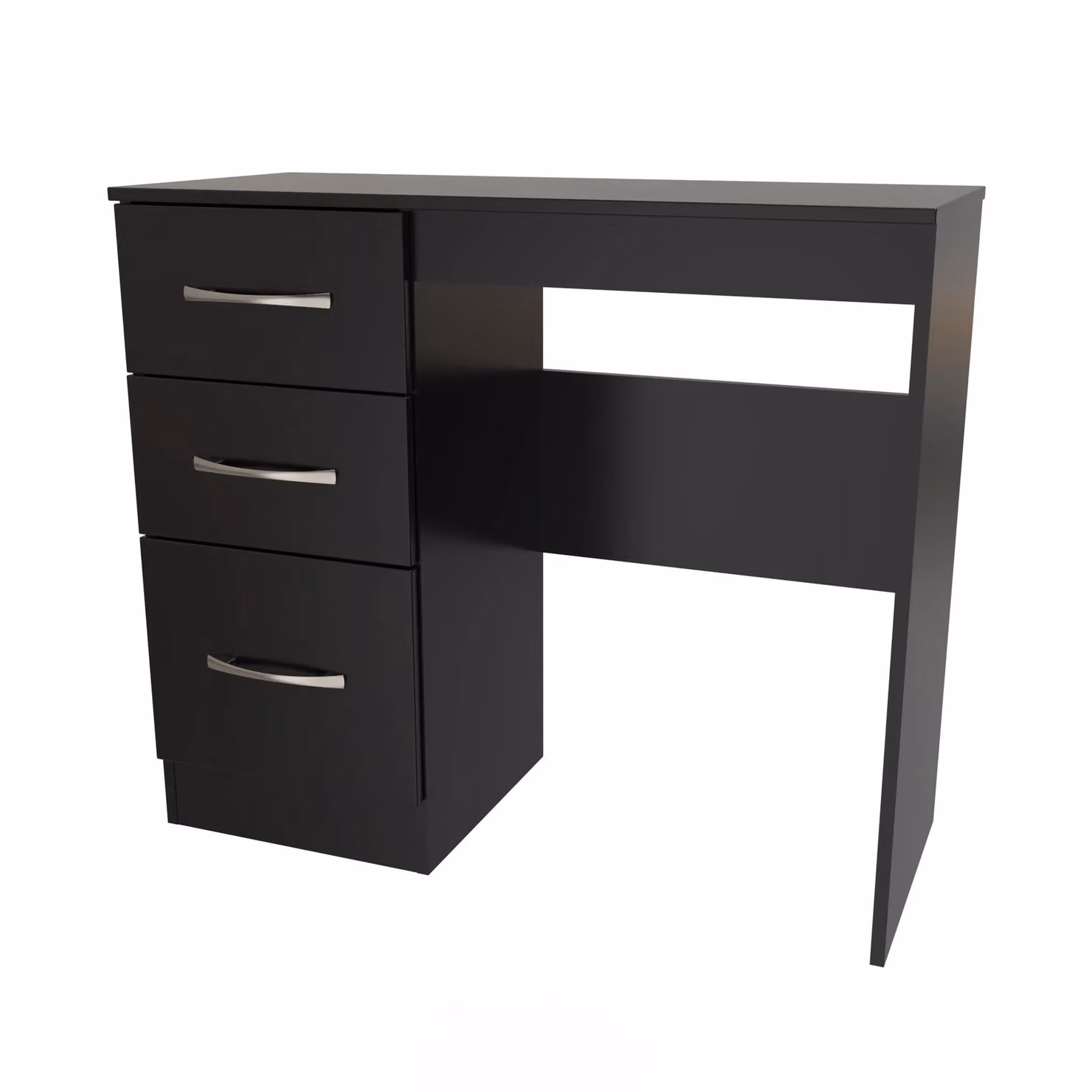 Ready Assembled 2 U Hampshire 3 Drawer Vanity in Black – 2