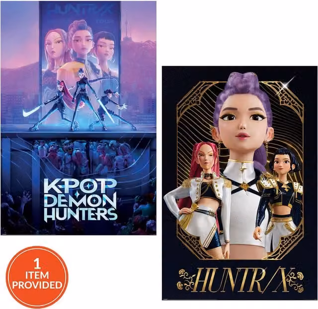 Pyramid International K-Pop Demon Hunters Huntrix Golden Maxi Poster, Multicolour W/H: 91.5 x 61 cm – 1