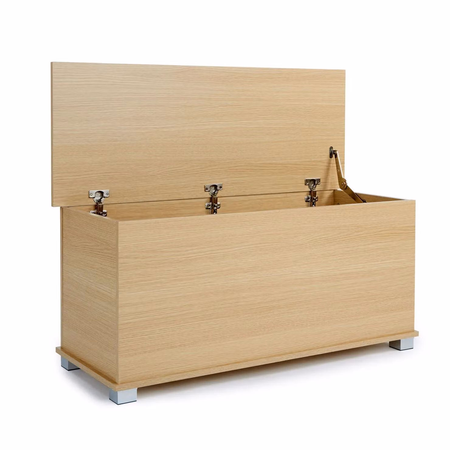Home Source Ottoman Storage Chest in Sonoma Oak Effect, W: 99 cm, D: 39 cm, H: 45 cm – 2