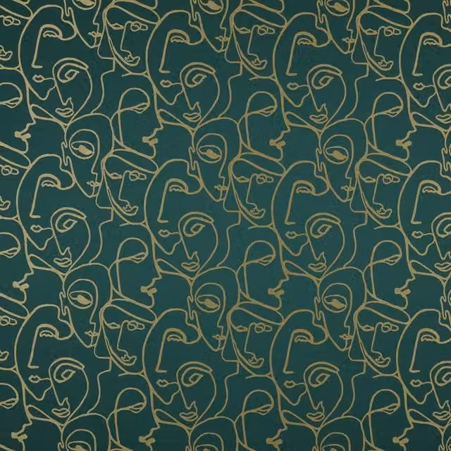 Ashley Wilde Henri Fabric in Emerald Green