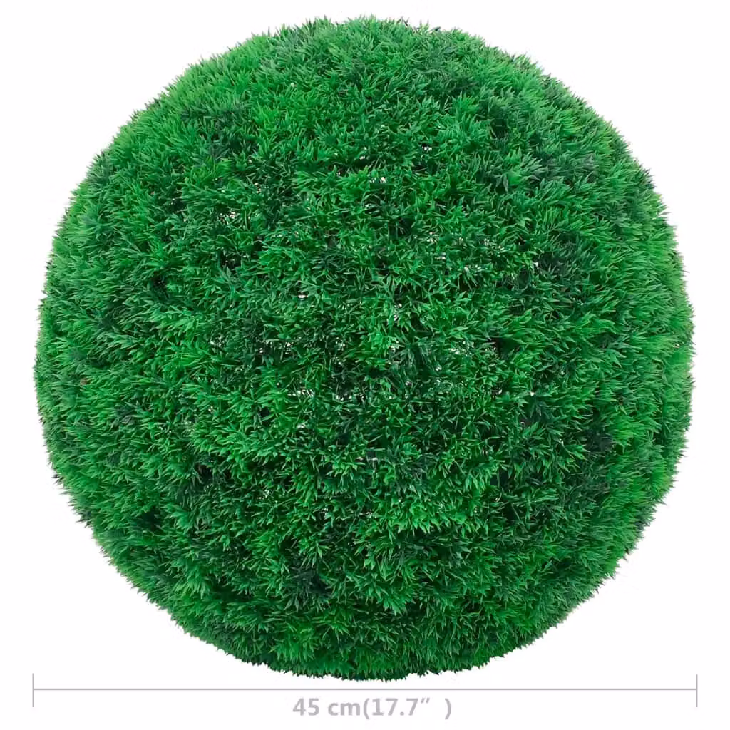 Berkfield Home Artificial Green Boxwood Balls, 2 Pack, Diameter: 45 cm – 3