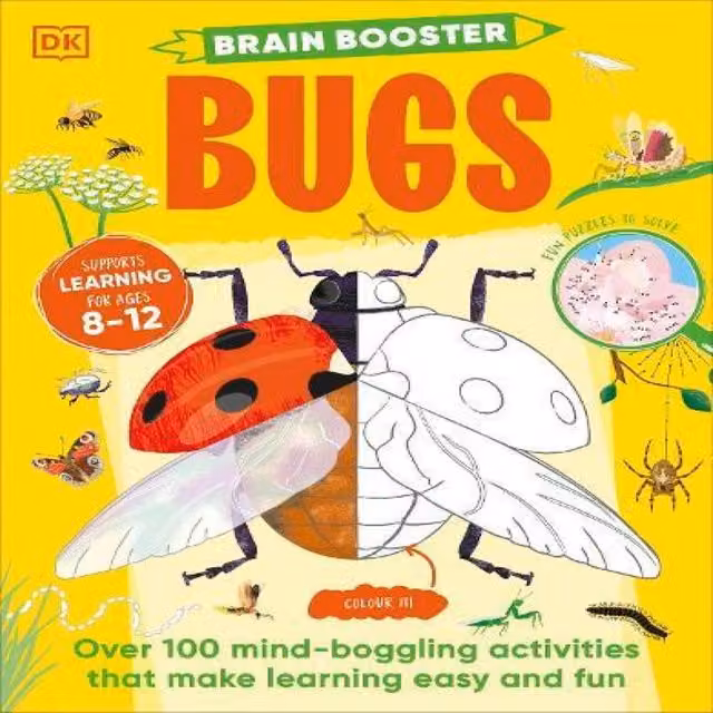 DK Brain Booster Bugs: Over 100 Mind-Boggling Activities, Multicolour Paper Book