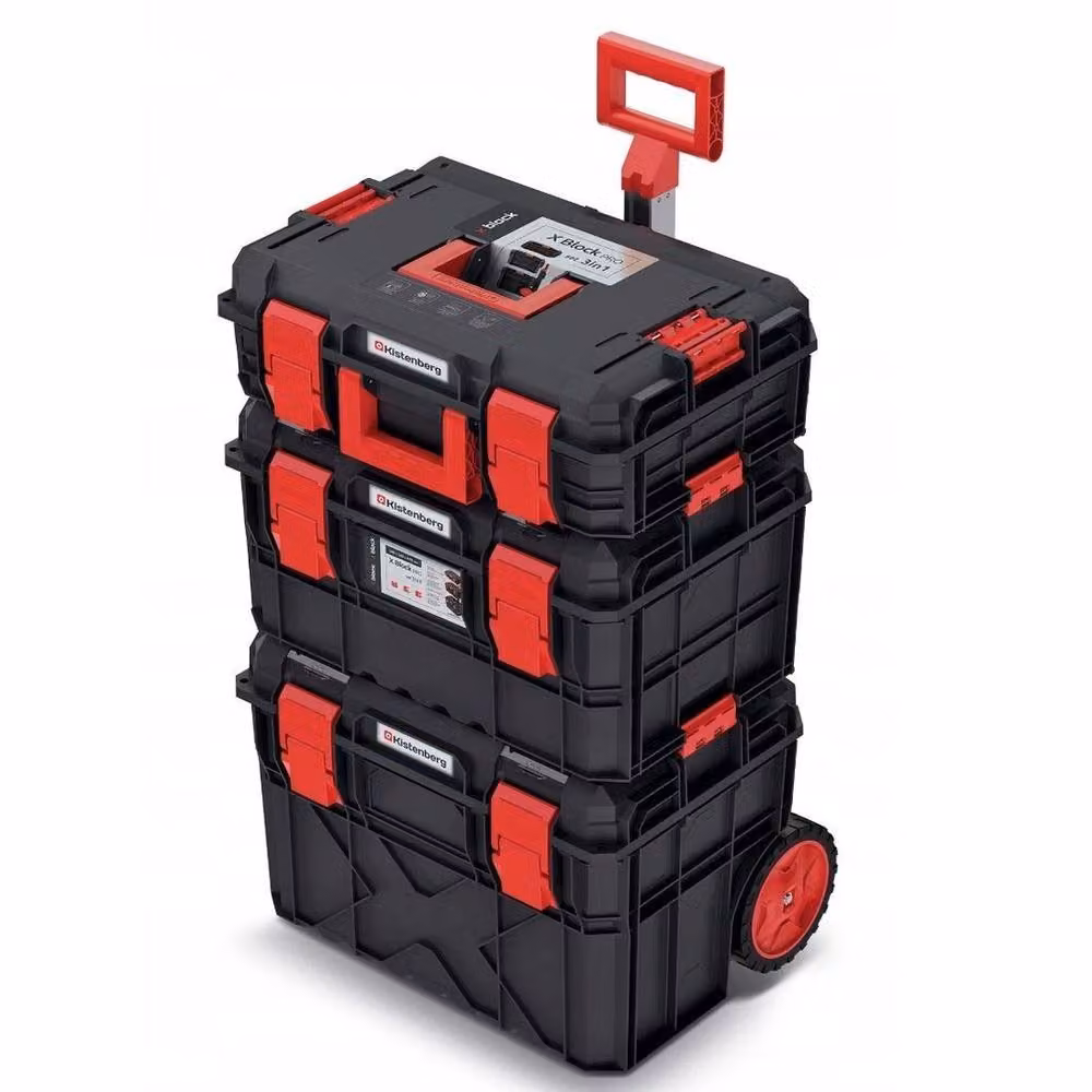 Kistenberg Modular Mobile Tool Storage Platform, Black, W: 38.0 cm, D: 54.6 cm, H: 16.8 cm – 3