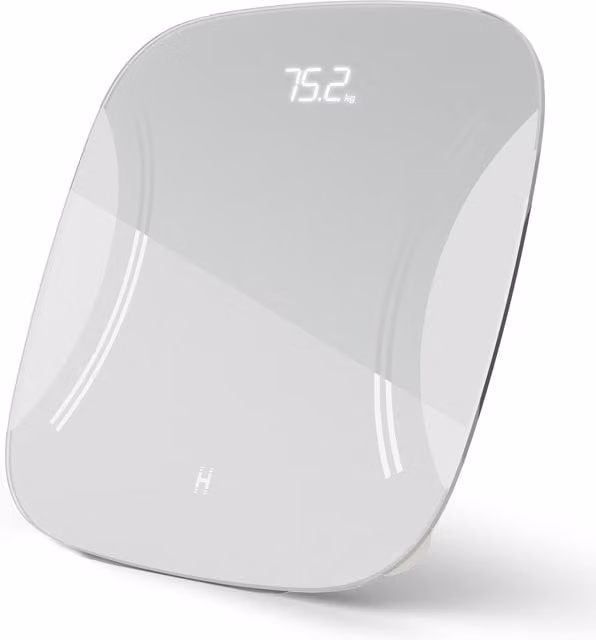Homedics Essentials Personal Body Weight Scale in Silver and White