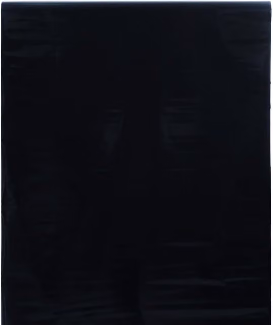 Berkfield Home Static Frosted Black Window Film, PVC, W: 45 cm x L: 500 cm