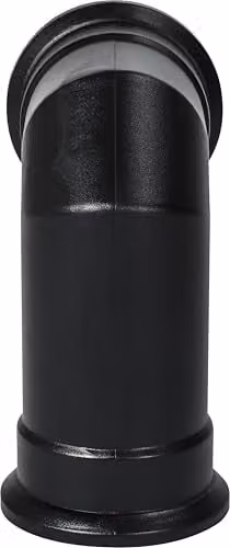Adam Angled Decorative Stove Pipe in Black, W/D/H: 120 x 20.5 x 12 cm – 1