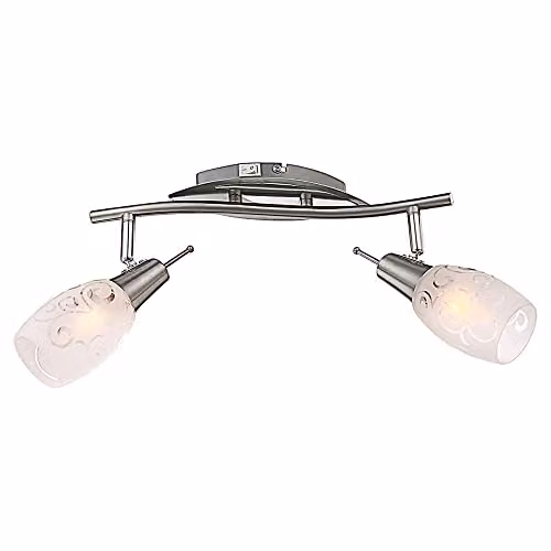 Globo Lighting Florita E14 Chrome Spotlight, Pack of 2