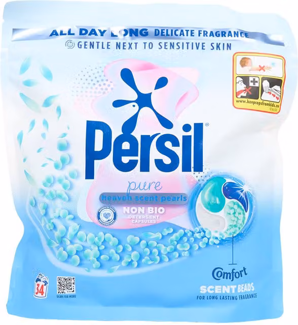 Persil Pure Non Bio Detergent Capsules Multicolour