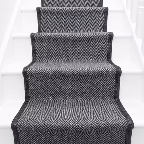 runrug Indoor/Outdoor Stair Runner Rug in Midnight Illusion, W: 70 cm, L: 690 cm – 5