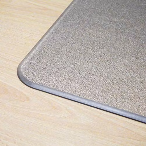 Floortex Megamat Extra Thick Transparent Chair Mat for Hard Floors and Carpets, W: 119 cm, D: 89 cm – 3