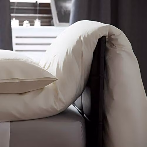 Belledorm Premium Blend 500 Thread Count Duvet Cover in Beige or White – 1