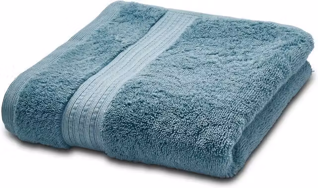 Bedeck 1951 Alessa Cotton Terry Bath Towel in Blue Turquoise