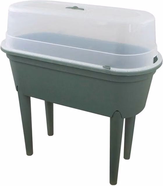 EONLION Green Plastic WPC Freestanding Garden Planter and Window Box, W/D/H: 84.0 x 38.0 x 77.0 cm – 1