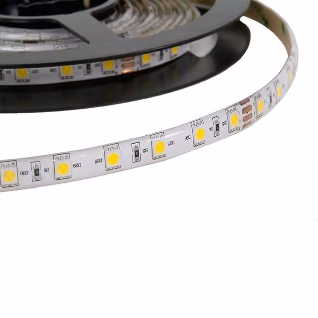 ENER-J LED Flex Strip 5m Roll, SMD 5050, 3000K Warm White, IP65, White