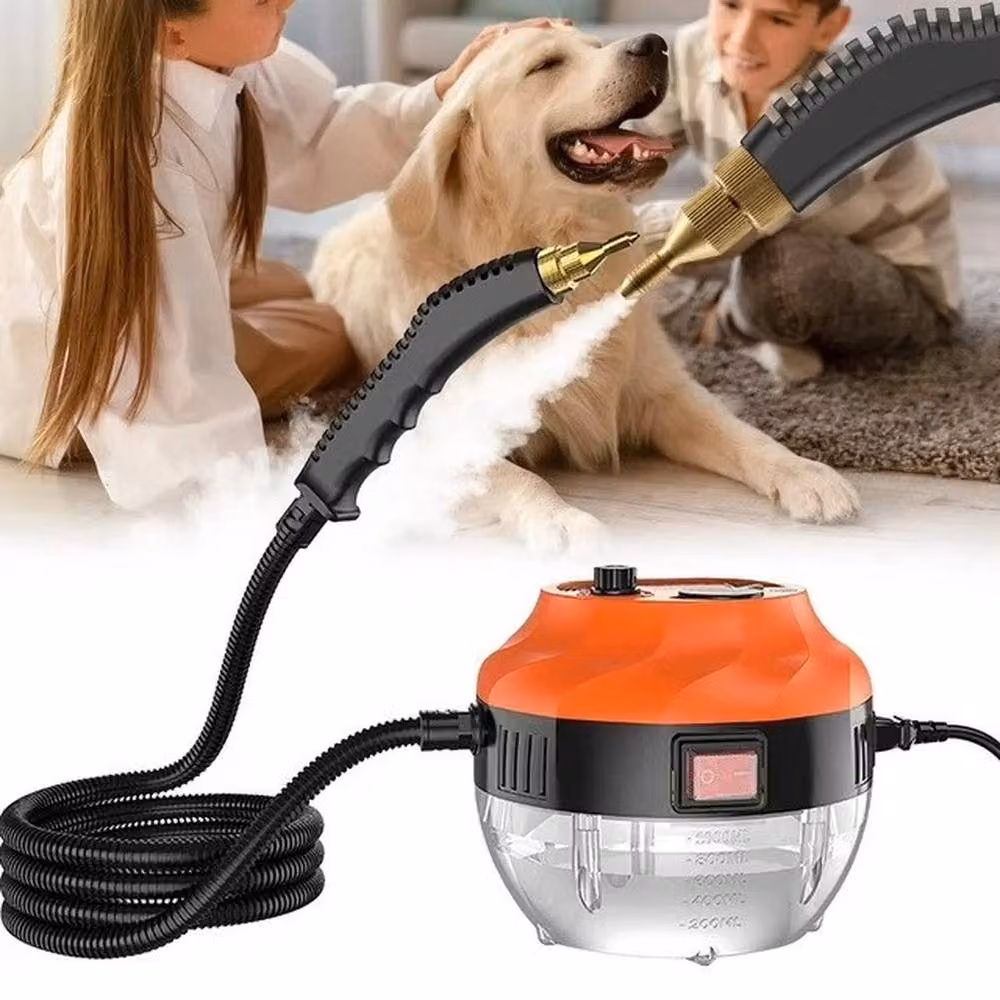 Havendro Handheld High Pressure Steam Cleaner with Extension Pole in Orange – 2