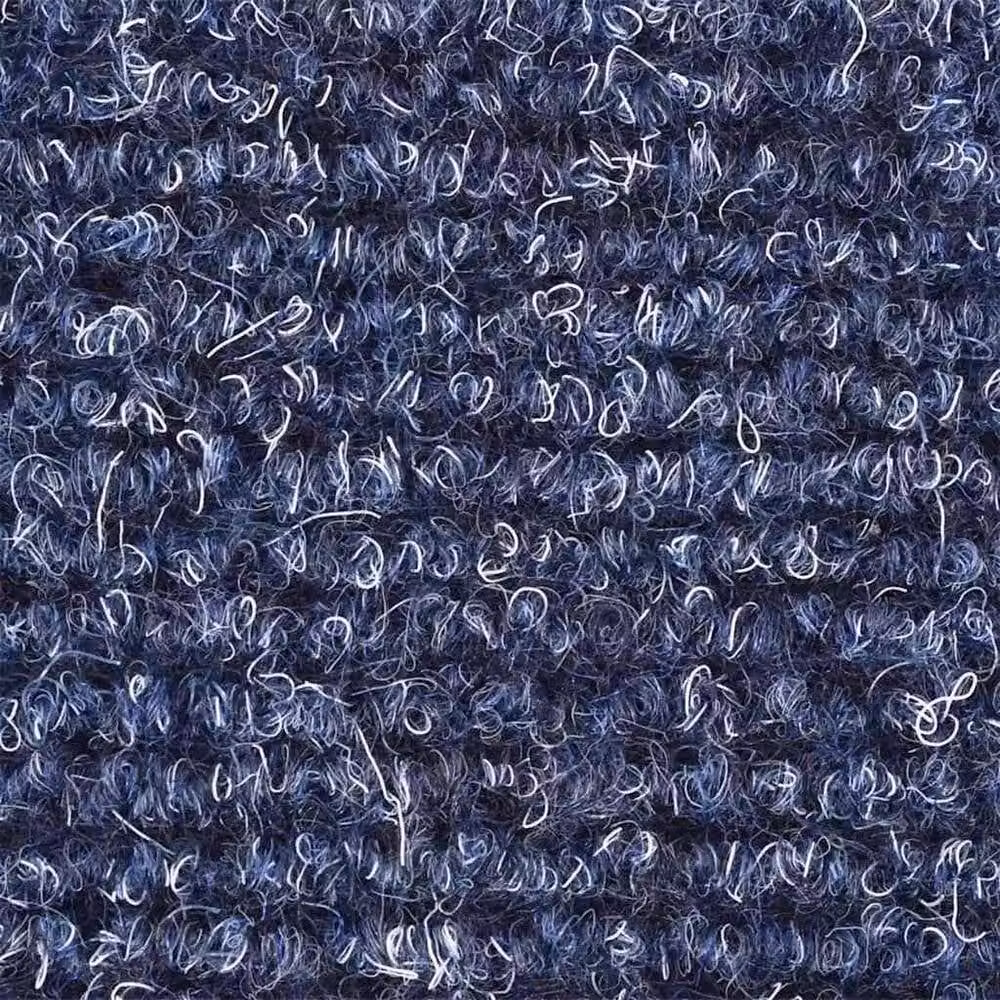 Berkfield Home 15 Piece Self-adhesive Needle Punch Stair Mats, Blue, W: 56 cm, D: 17 cm, H: 3 cm – 5