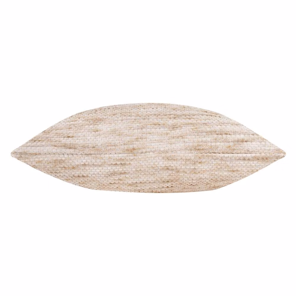 Yard Malvern Chenille Square Cushion in Beige, W/D/H: 45 x 45 x 45 cm – 2