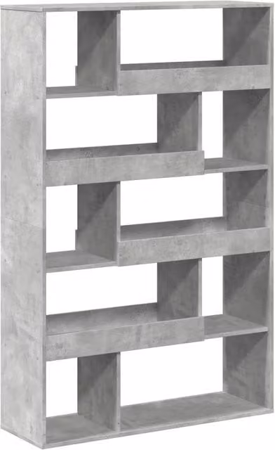 Berkfield Home Room Divider in Concrete Grey, W/D/H: 100 x 33 x 156.5 cm – 1