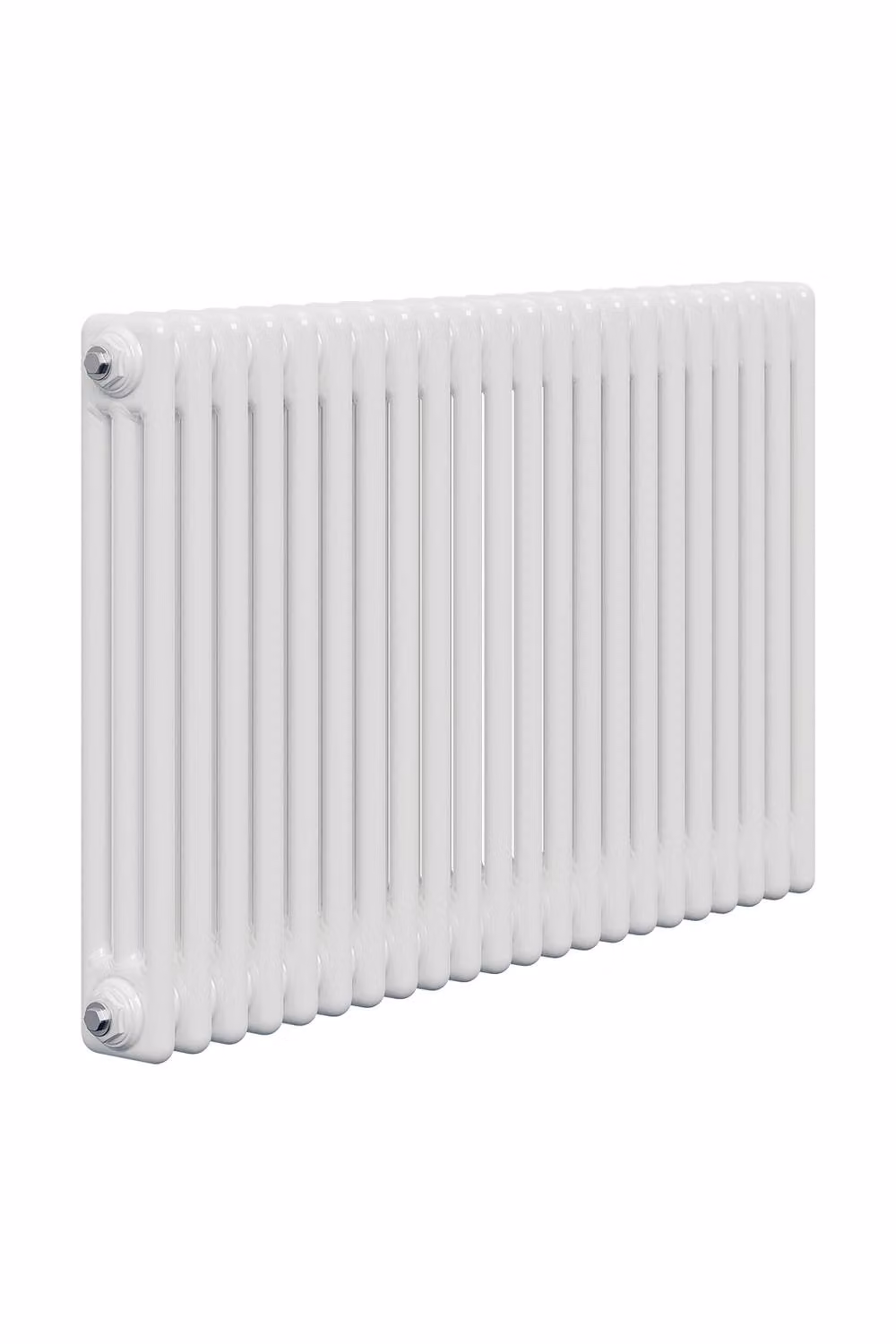 Living and Home 6155 BTU Horizontal 3 Column Radiator in White, W/H: 60.0 x 99.0 cm – 2