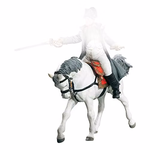 Papo Historical Collection Napoleon’s Horse Figure in White and Multicolour