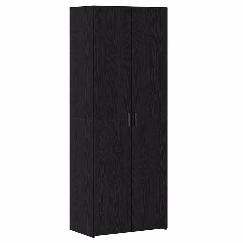 Berkfield Home Black Oak Highboard W/D/H: 70 x 42.5 x 185 cm – 2