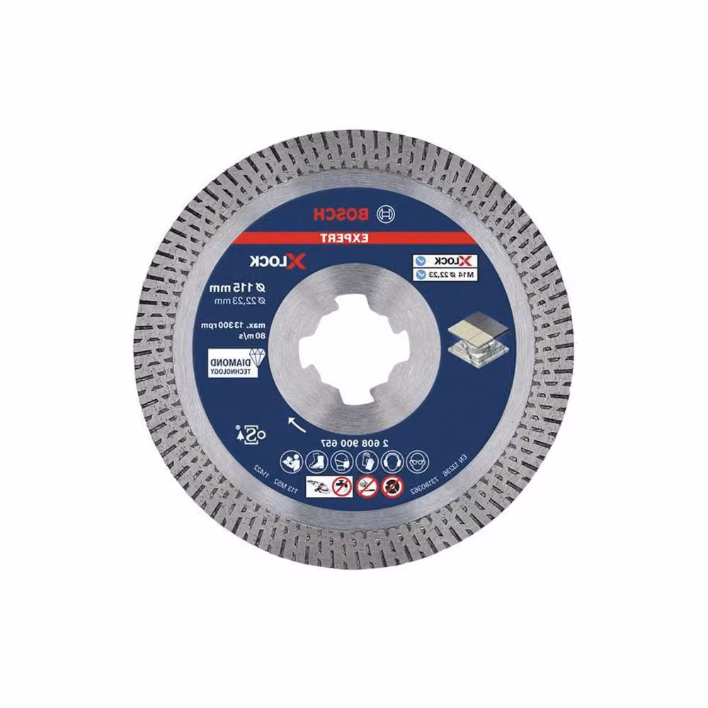 Bosch Blue Hard Ceramic Diamond Cutting Disc for Tile, Diameter: 115 mm, Bore: 22.23 mm – 2